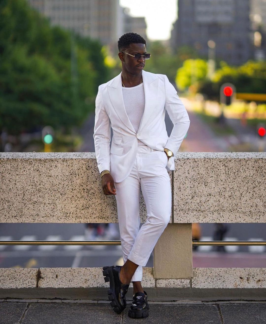 white dress for men formal Dress Shirt in White Classic and Tailored Elegance M