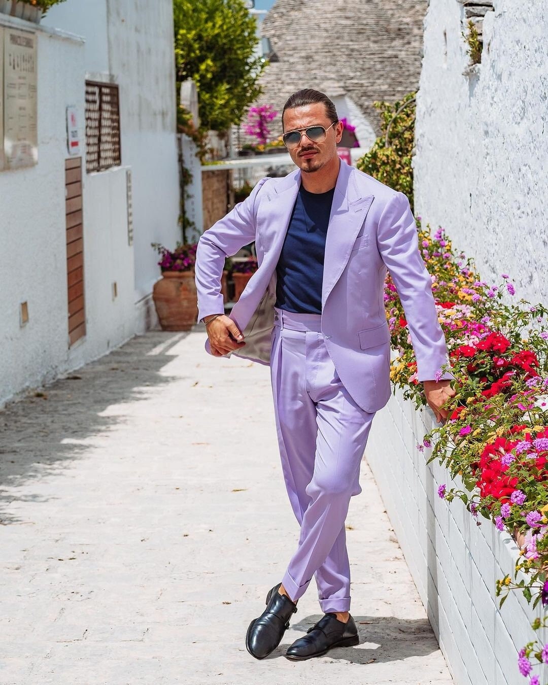 Light purple blazer mens best sale