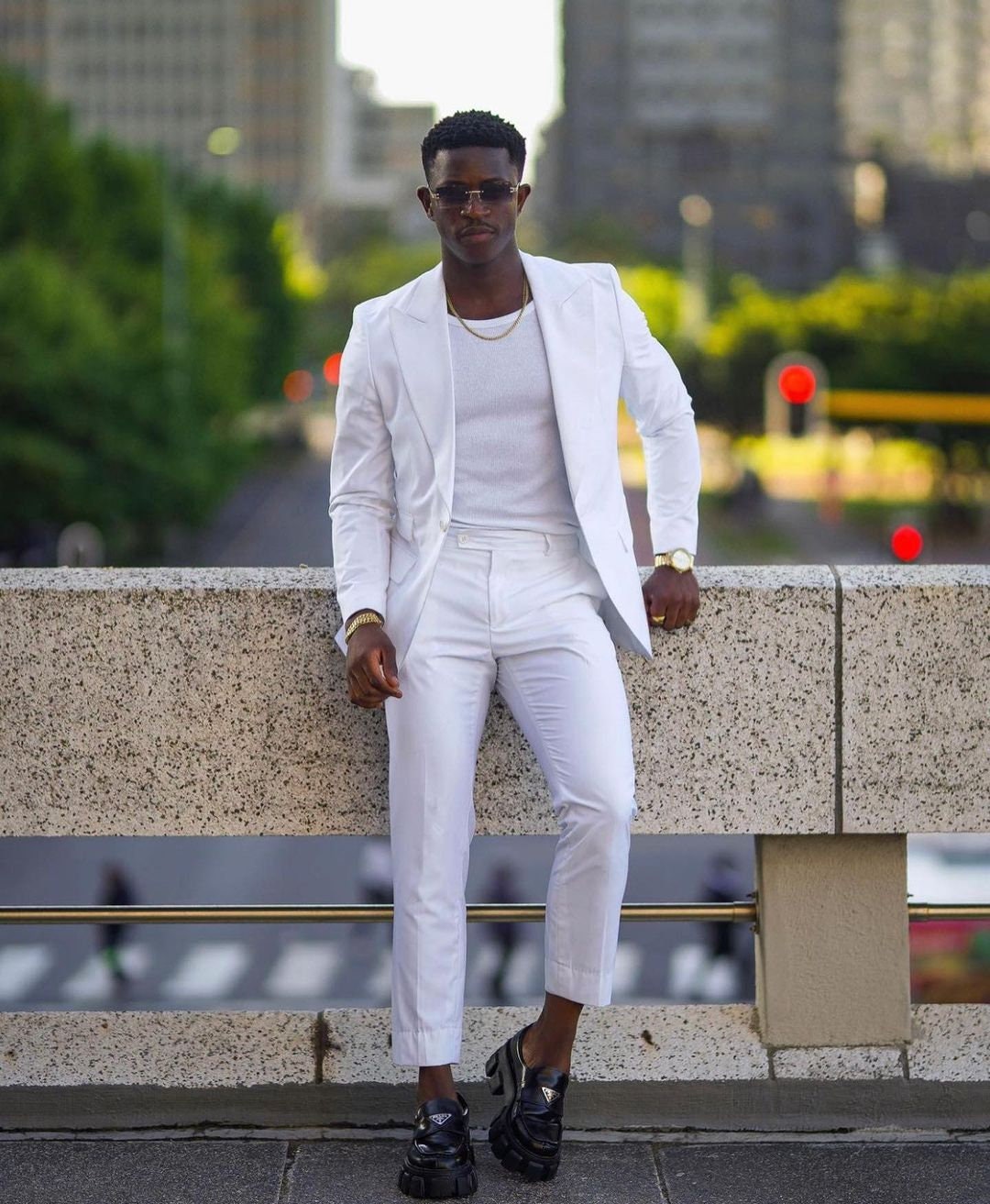 White 2-piece Suit: Bespoke One-button Wedding & Party Suit - Etsy