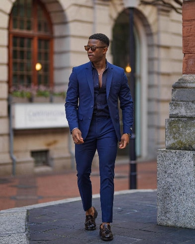 Navy Blue Suit For Men
