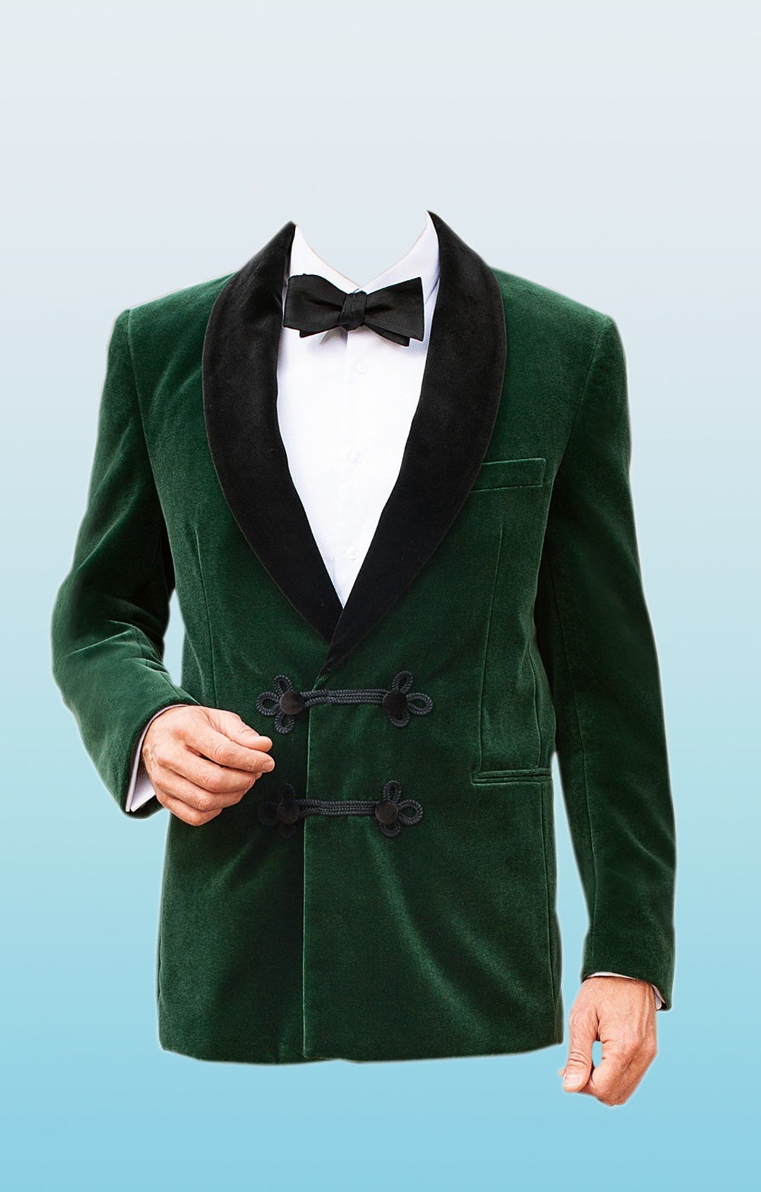 Smoking jacket deals green