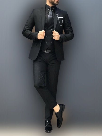 Party Wear Designer Mens Suits Clearance Men Suits Men Black