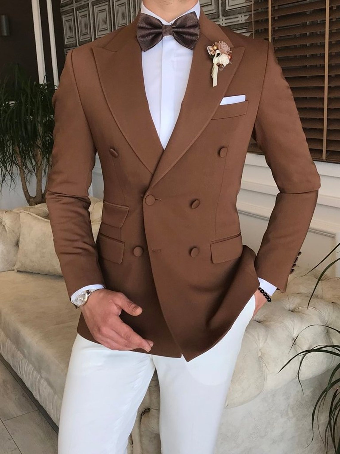 Timeless Brown Blazer for Men: Style, Versatility, and Sophistication