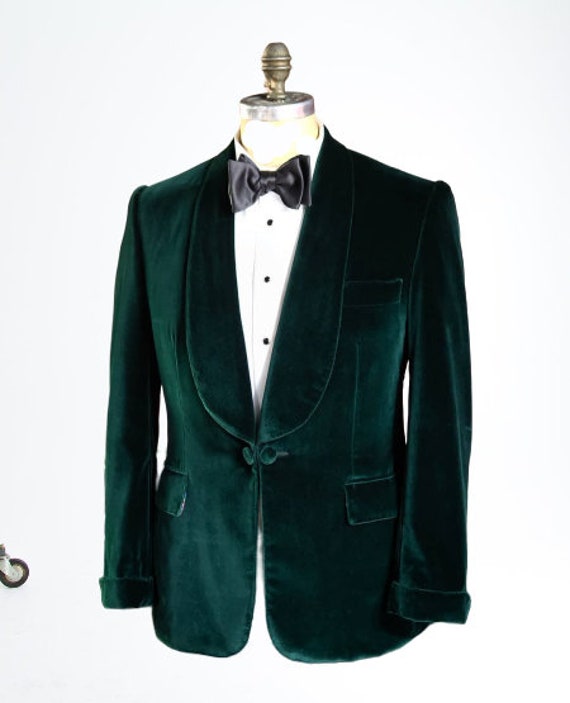 Men's Designer Green Velvet Tuxedo Jackets Coats Blazer | Etsy