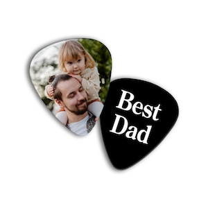 Personalized Guitar Pick, Custom Photo Guitar Pick, Gift for Dad Him Boyfriend Husband Grandpa