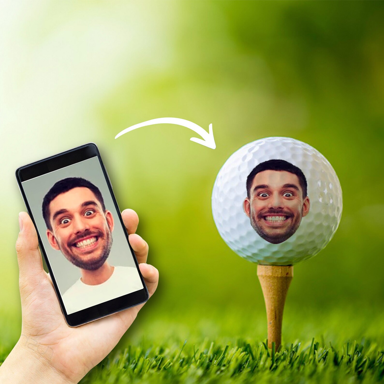 Custom Golf Balls Golf Gift Gift for Golfer Fathers Day Etsy