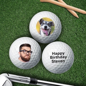 Custom Golf Balls, Golf Gifts For Men, Personalized Photo Golf Balls, Customized Golf Balls With Photo, Gift for Husband, Groomsmen Gift zdjęcie 1