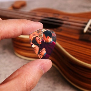 Personalized Guitar Pick, Custom Photo Guitar Pick, Gift for Him Boyfriend Dad Husband image 4