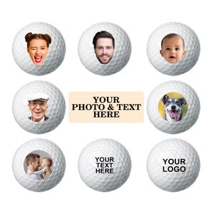 Custom Golf Balls, Golf Gifts For Men, Personalized Photo Golf Balls, Customized Golf Balls With Photo, Gift for Husband, Groomsmen Gift zdjęcie 4