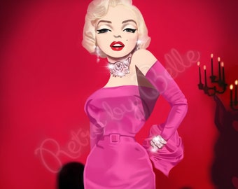 MARILYN MONROE Print Large