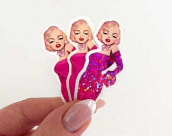MARILYN MONROE mini vinyl sticker