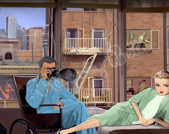 REAR WINDOW Print