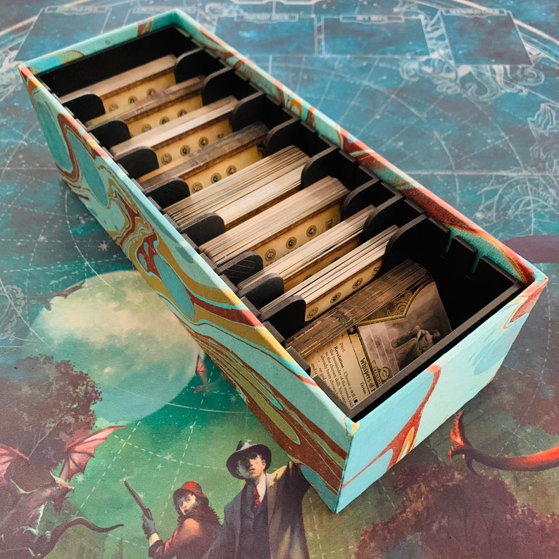Playing Card Box Organizer Made for the Arkham Horror LCG Etsy