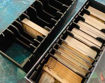 Playing card organizer divider insert made for the Arkham Horror LCG &quot;Return To&quot; series