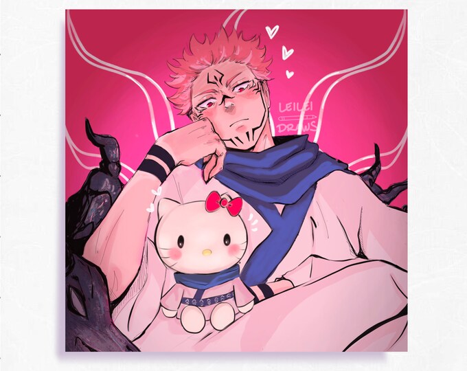 JJK X Sanrio Sukuna Print - Etsy