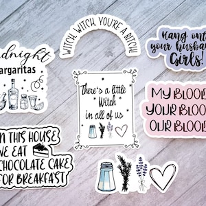 Practical Magic Inspired Sticker Set | There’s a little witch in all of us | Midnights Margaritas