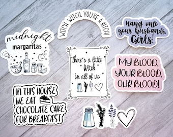 Practical Magic Inspired Sticker Set | There’s a little witch in all of us | Midnights Margaritas