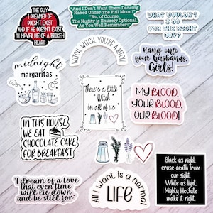 Practical Magic Inspired Sticker Set | Practical Magic Movie Quotes | There’s a little witch in all of us | Midnights Margaritas