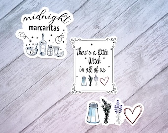 Practical Magic Inspired Sticker Set | There’s a little witch in all of us | Midnights Margaritas
