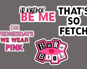 mean girls packet sticker Sticker for Sale by FunkyStickers4U