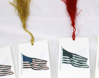 American Flag Bookmark with tassle