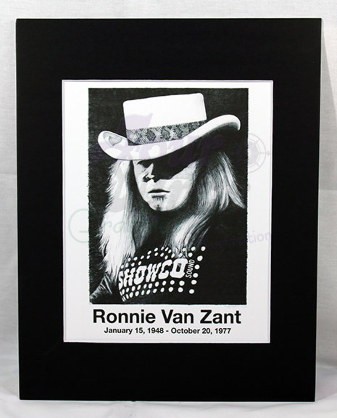 Ronnie Van Zant Print | Etsy