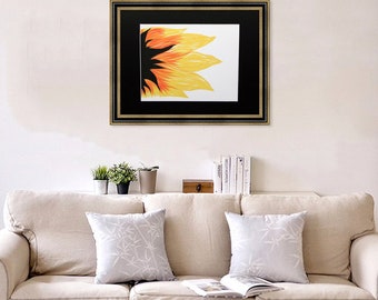 Sunflower Digital illustration Art Print