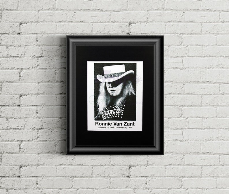 Ronnie Van Zant Print - Etsy
