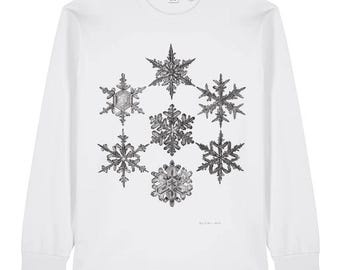 Snowflakes Long Sleeve t-shirt