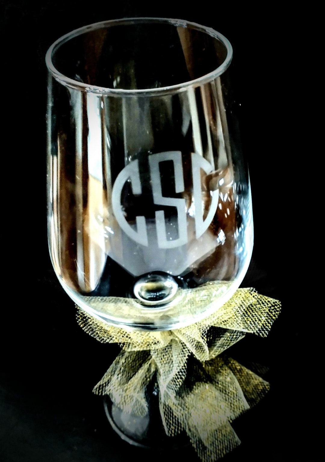 Personalized Wine Glasses, Etched Wine Glasses, Custom Glassware