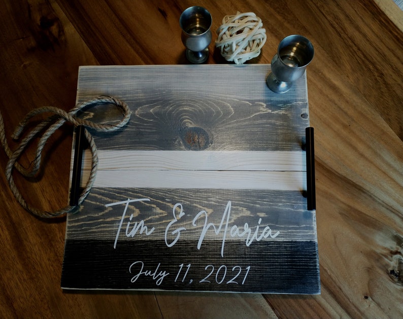 Personalized Serving Tray Charcuterie Board Round Decorative Etsy