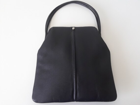 1940s Leather Purse (Black)