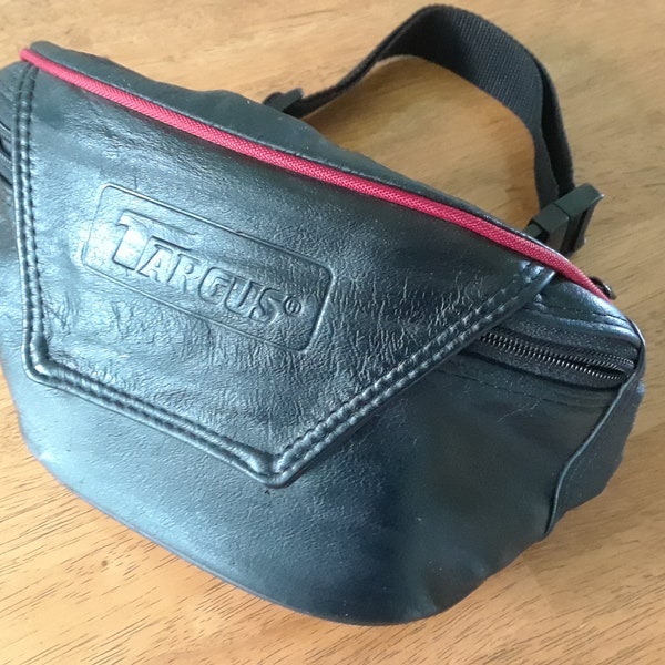 Vintage Leather Bag, Hip Bag, Fanny Pack, Waist Pack