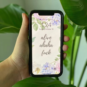 Alive Ahaha F*ck Phone Wallpapers, Live Laugh Love, Funny Quotes, TikTok Quotes, TikTok Art, Teenager, TikTok Downloadable Art