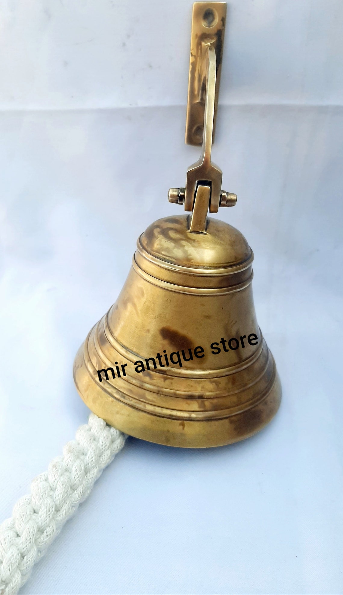 5'' Nautical Ship Bell Antique Solid Brass Door Bell Etsy