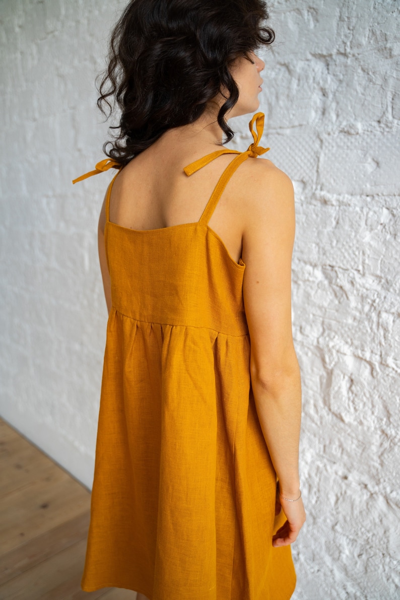 Summer Linen Dress, Flax Clothing For Women