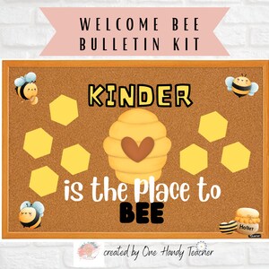 Bee Bulletin, Welcome Bulletin, Bee Hive Bulletin, Bulletin Board Set ...