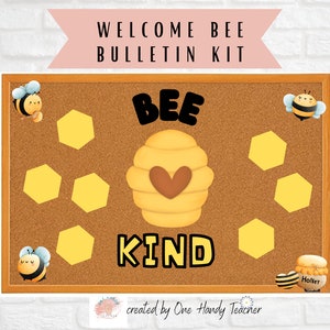 Bee Bulletin, Welcome Bulletin, Bee Hive Bulletin, Bulletin Board Set ...
