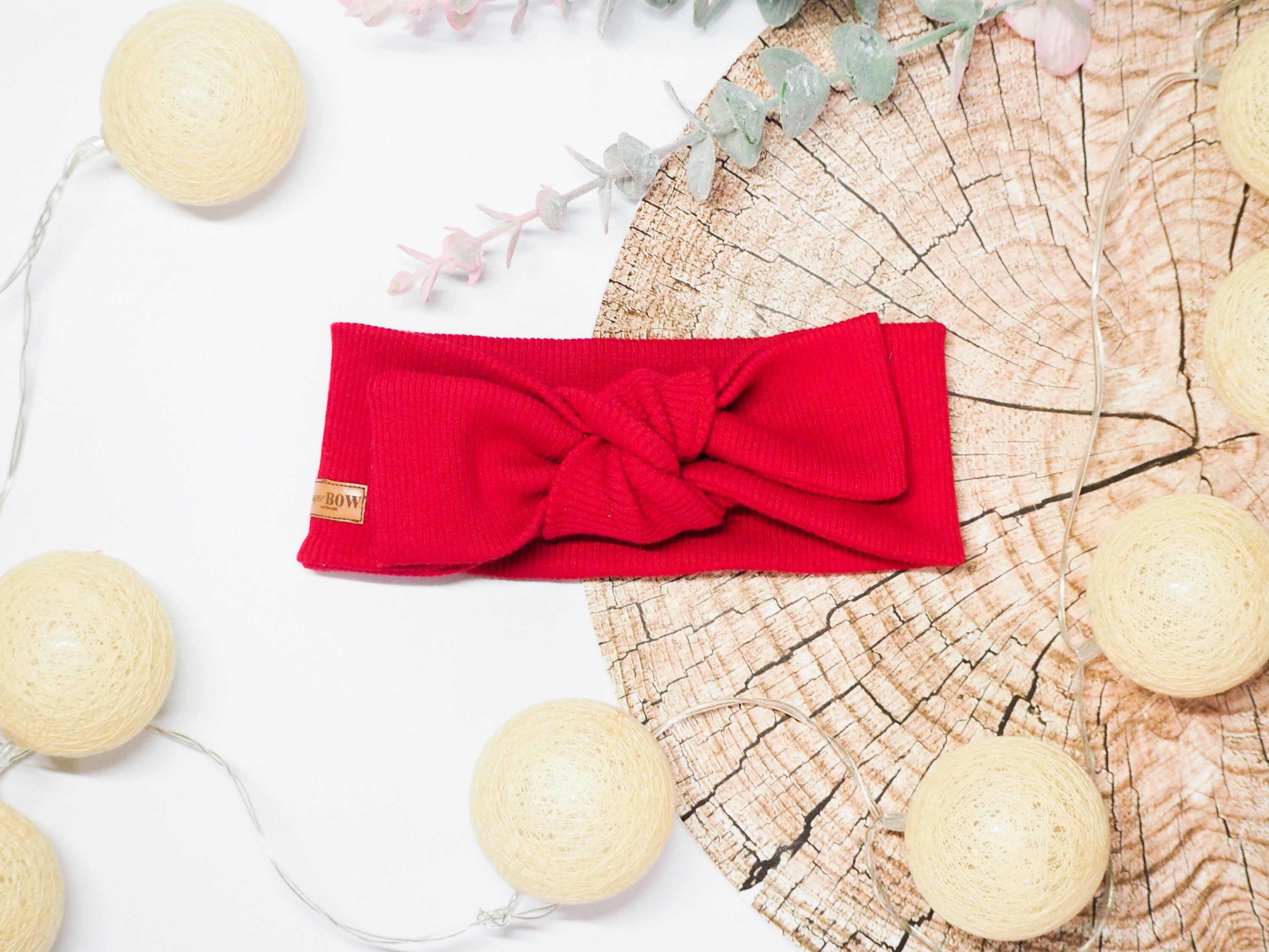 Red headband Woman red headbands Girl headwrap gift Red Etsy