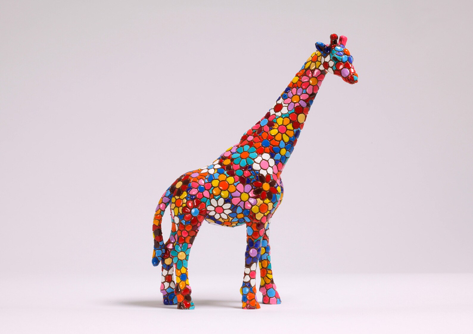 Giraffe Sculpture 18 Cm depth Flowers Barcino Designs Etsy UK