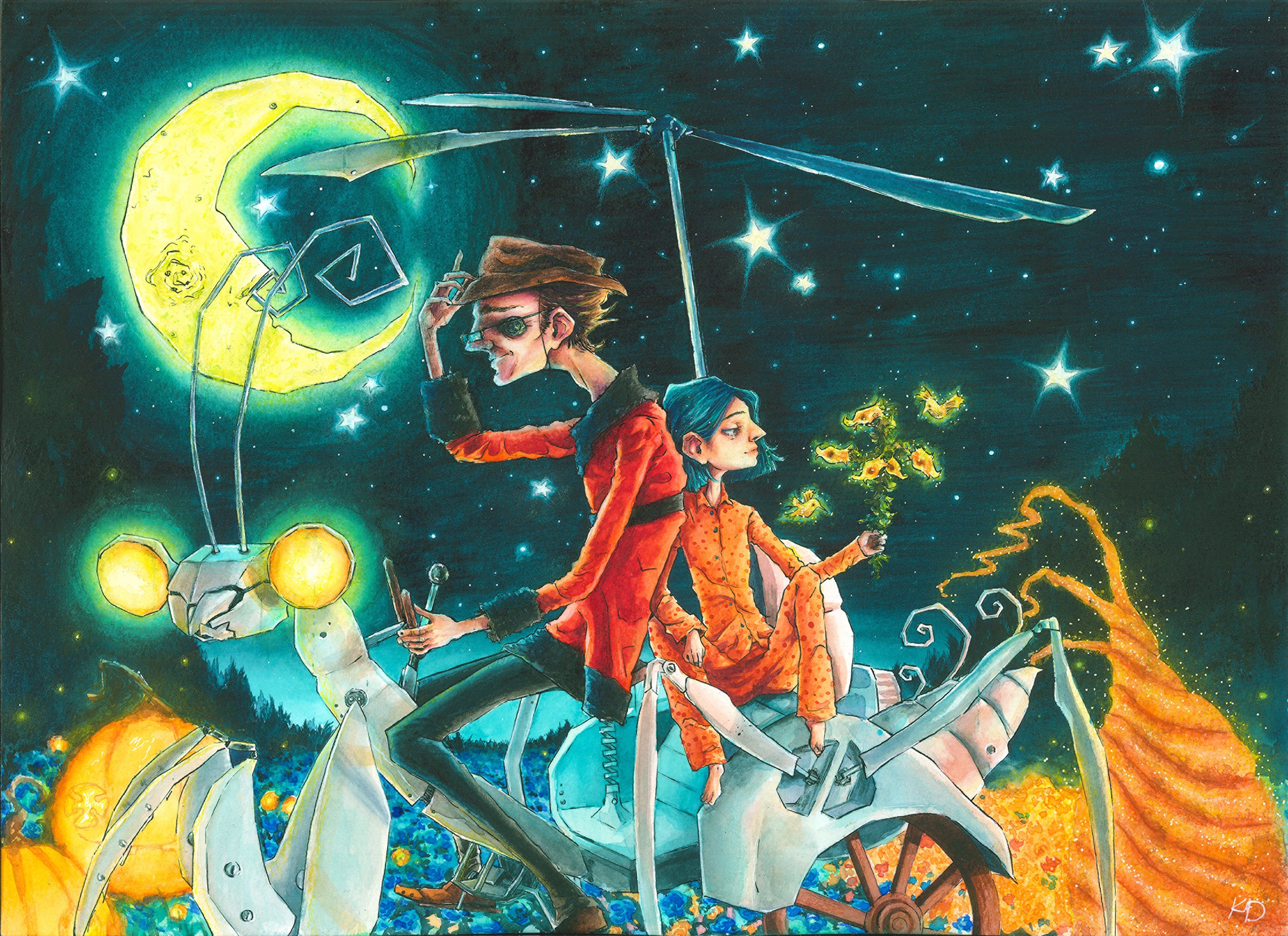 Coraline's Garden Art Print - Etsy