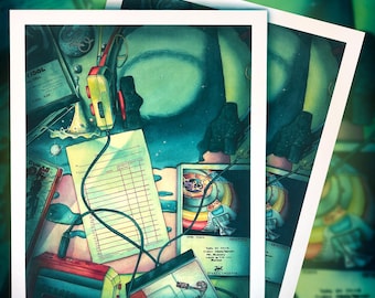 Cosmo’s Mixtape Art Print