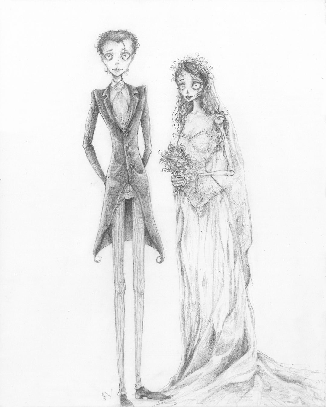 Corpse Bride Artwork Print - Etsy