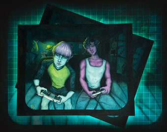Video Fever Art Print