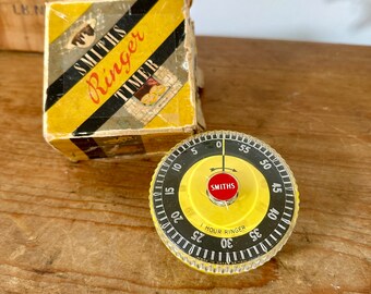 Vintage Smiths Ringer Timer | Vintage Baking Timer  | Vintage Kitchen Prop |  Vintage Cooker Timer