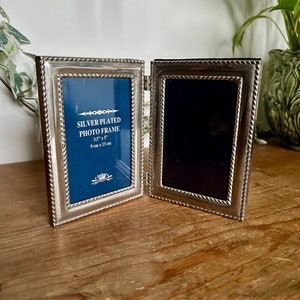 Vintage EPNS Double Photo Frame | Old Photo Frame | Silverplated Photograph Frame | Home Decor | Picture Frame | Wedding Gift