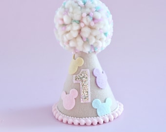 Mouse Ears Party Hat - Mouse Ears Birthday Hat - Magical Birthday Party Hat - Party Hat - Cake Smash -