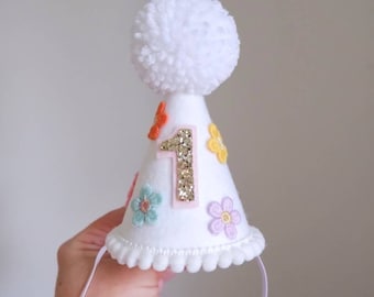 Groovy One Party Hat - Groovy One Birthday Hat - Birthday Party Hat - Party Hat - Cake Smash - Two Groovy