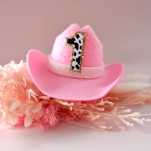 My First Rodeo Mini Cowgirl Hat - First Birthday - Birthday Party Crown - Party Hat - Cake Smash