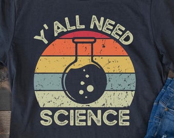 Retro vetenskap T-shirt, rolig biologi kemi gåva
